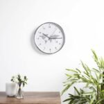 Orologio da parete muro mappa mondo cartina tondo moderno casa ufficio 30 cm - immagine 3