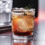 Set 6 bicchieri vetro boho vintage barocco acqua vino casa pub ristorante 30 cl - immagine 10
