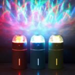Umidificatore ad ultrasuoni Diffusore Di Aromi Oli LED Magic Proiettore 175 ML - immagine 2