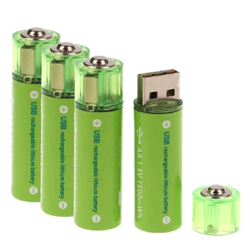 4 Pile Batterie AA Stilo a Litio