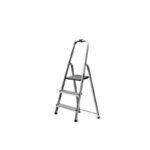 Scala in Alluminio 3 4 5 6 7 8 Gradini Super Leggera Salvaspazio Domestica e Lavoro - immagine 5