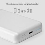 Power Bank Magsafe Magnetico 5000 mAh Wireless Ricarica per iPhone e Android - immagine 2