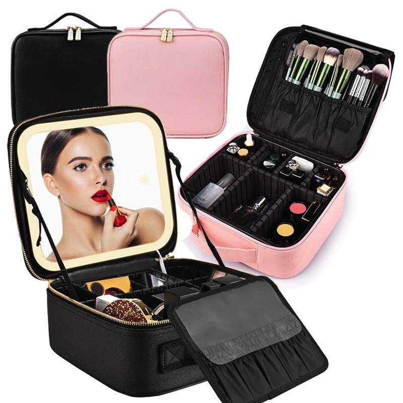 beauty case con specchio