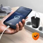 Caricabatterie Rapido 65W USB+Type C Caricatore muro Alimentatore Veloce 2 porte - immagine 4