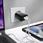 Caricabatterie Rapido 65W USB+Type C Caricatore muro Alimentatore Veloce 2 porte - immagine 5