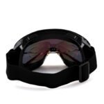 Occhiali panoramici moto neve sci vento vintage cross snowboard protezione UV400 - immagine 4