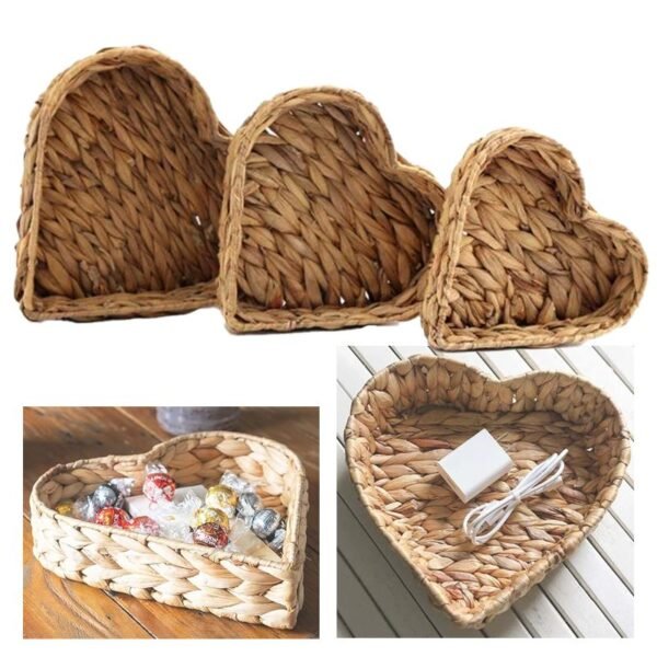 3 vassoi cuore