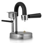 Kamira con 2 braccetti singolo e doppio Macchina caffè Espresso Moka cremoso - immagine 3