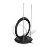 Antenna Digitale Terreste Tv Interna Amplificata FM VHF UHF Ominidirizionale 360 - immagine 3