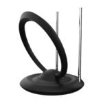Antenna Digitale Terreste Tv Interna Amplificata FM VHF UHF Ominidirizionale 360 - immagine 4