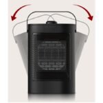 Termoventilatore stufa elettrica caldo bagno ceramico portatile verticale 1500W - immagine 4