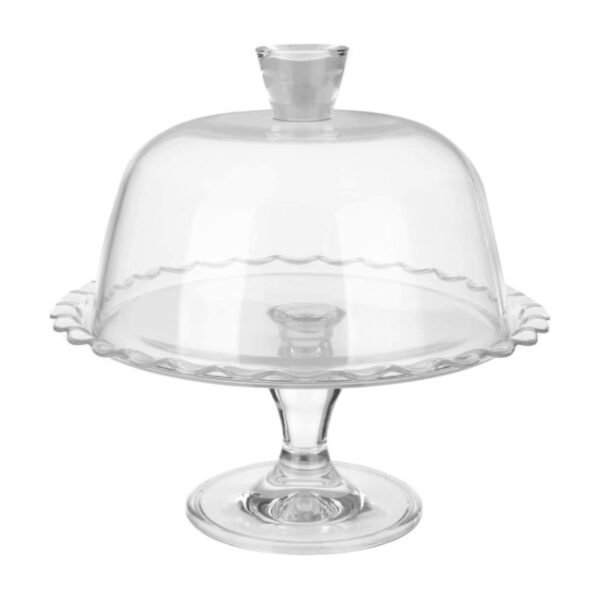 alzata campana vetro 26 cm