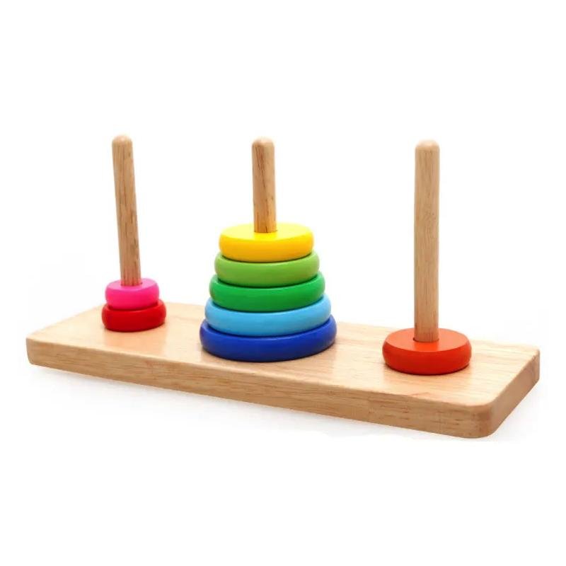 Gioco educativo montessori in legno 8 dischi