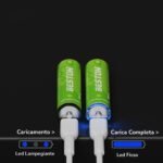 4 Pile Batterie Stilo AA BESTON Litio Ricaricabile USB Migliore Durata 3000mWh - immagine 5
