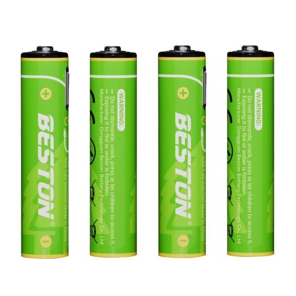 4 Pile Batterie AAA Mini Stilo a Litio beston