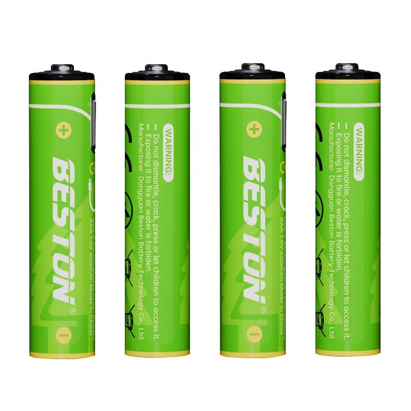 4 Pile Batterie AAA Mini Stilo a Litio beston