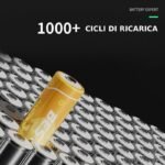 4 Pile Batterie Stilo AA BESTON Ricaricabili al Litio 2500mWh 1.5V Lunga Durata - immagine 2