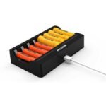 Caricabatterie batterie Litio Li-ion ricaricabili 8 posti AA AAA DC5V/2A BESTON - immagine 4