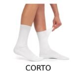 12 Paia Calzini Calze Uomo 100% Cotone colore Bianco Filo Scozia Varie Misure - immagine 3