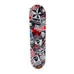 Skateboard Skate In Legno Fantasia Design Colorato Bambini Ragazzi Varie Misure - immagine 2
