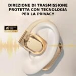 Cuffie conduzione ossea funzione traduzione simultanea multilingue Android iOS - immagine 3