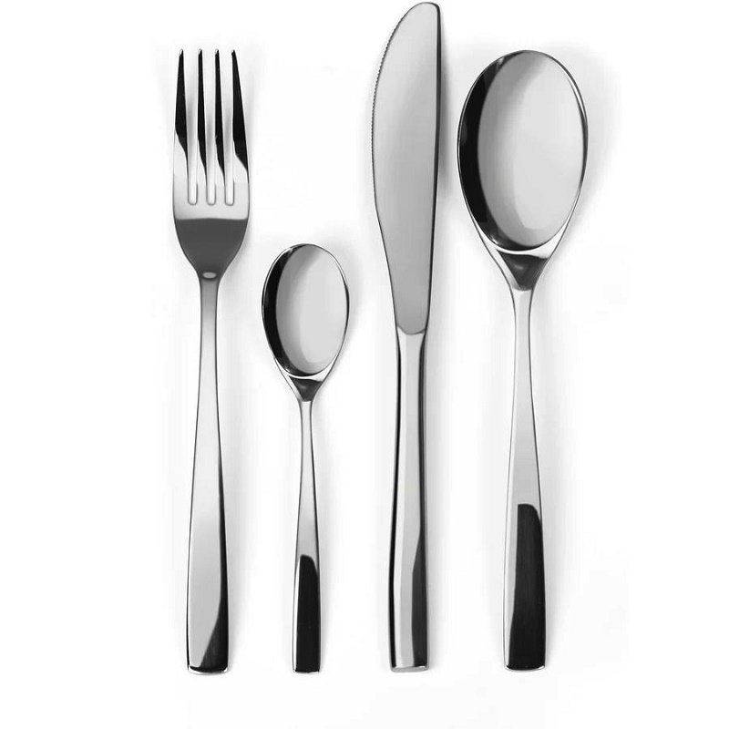 set posate 24 pezzi classico Lucido