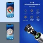 Pulisci Orecchie Otoscopio rimozione cerume con telecamera wifi 1920p full HD - immagine 3