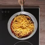 Padella saltapasta professionale in alluminio puro 32 cm 100% Made in Italy - immagine 6