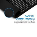 Tappetino Mouse scorciatoia Shortcut comandi Office Windows antiscivolo 80x30cm - immagine 3