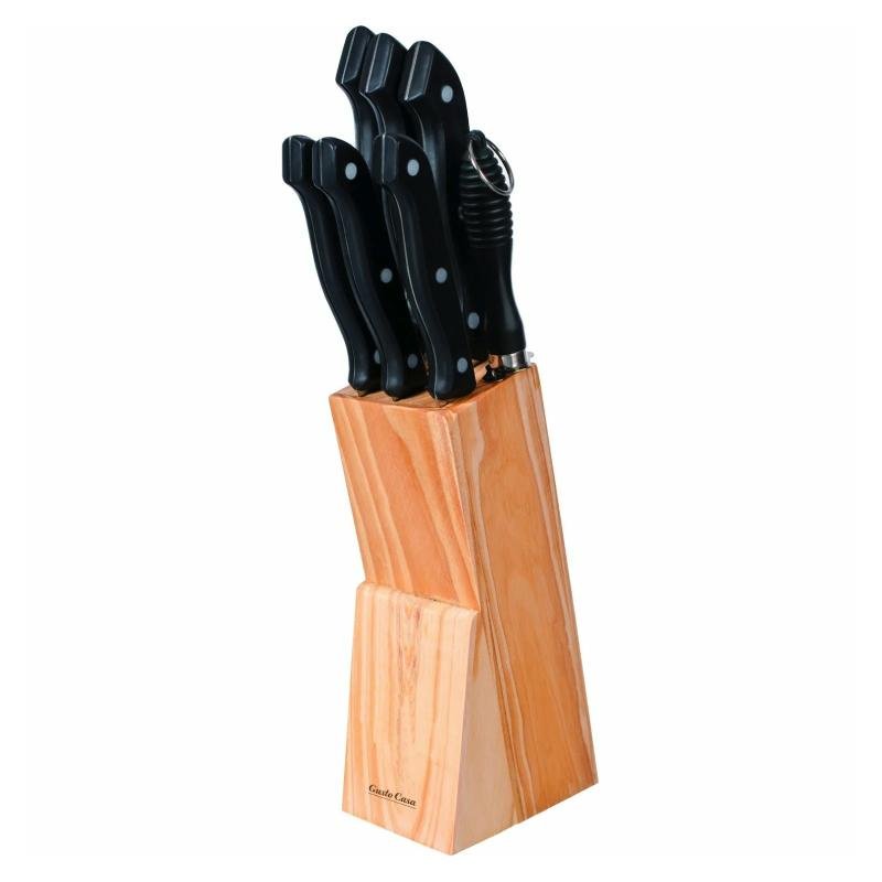 set coltelli ceppo 18 pezzi