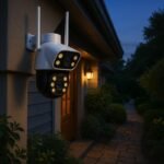 TELECAMERA IP WIFI CON DOPPIA TELECAMERA 1080p WIRELLES VIDEOSORVEGLIANZA IP66 - immagine 5