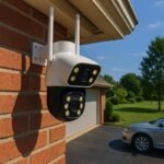 TELECAMERA IP WIFI CON DOPPIA TELECAMERA 1080p WIRELLES VIDEOSORVEGLIANZA IP66 - immagine 6