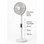 Ventilatore Ryd 7 pale 60W Aria 12m Silenzioso telecomando 3 livelli di Altezza - immagine 3