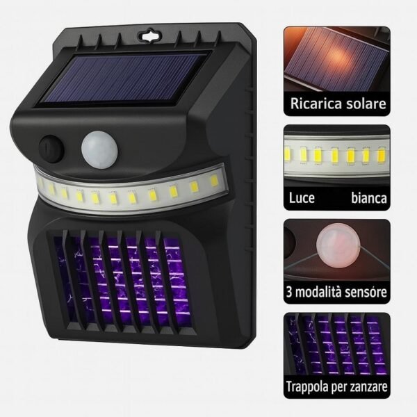 Lampada Solare Antizanzare
