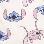 Borsa Disney Stitch Angel tote bag cotone shopping bag shopper in tessuto - immagine 3