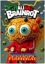 Italian Brainrot Skifidol Album Universo Psichedelico + 7 Carte 1 Serie Alpha - immagine 4