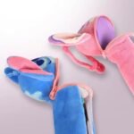 Astuccio Disney Stitch Angel peluche 3D completo scuola penna matita gomma note - immagine 4