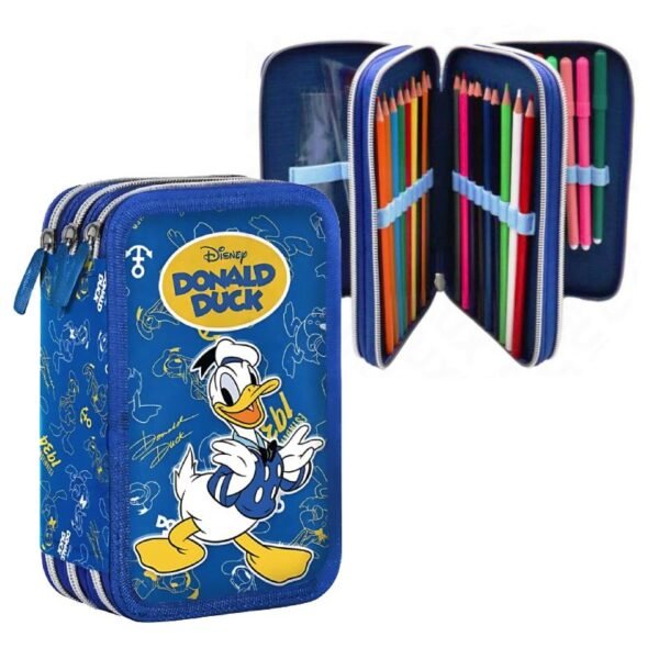 astuccio 3 zip paperino