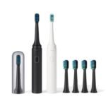 Spazzolino da denti sonico vibrazioni elettrico Dental Sonic PRO con 4 ricariche - immagine 2