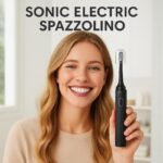 Spazzolino da denti sonico vibrazioni elettrico Dental Sonic PRO con 4 ricariche - immagine 4