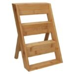 Portaspezie cucina bamboo bambu legno mensole organizer supporto 4 ripiani - immagine 6