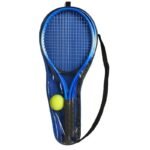 Set 2 Racchette Racchetta Tennis custodia + palla pallina Ragazzo Adulto H66xL26 - immagine 2