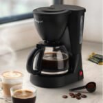 Macchina caffè americano lungo caffettiera the tè filtro 12 tazze 750W 1,2 lt - immagine 7