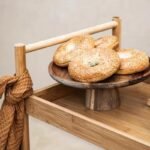 Alzata alzatina legno centrotavola buffet dolci patisserie torte bar hotel 25 cm - immagine 7