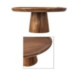 Alzata alzatina legno centrotavola buffet dolci patisserie torte bar hotel 25 cm - immagine 9