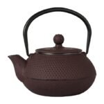 Teiera in ghisa stile giapponese filtro tisaniera infusore te tisana the 800 ml - immagine 6