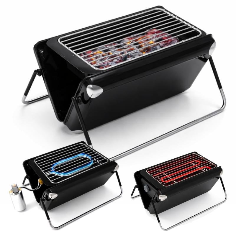 Barbecue 3 in 1 Gas Elettrico Carbonella