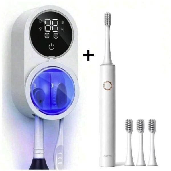 Kit Completo Spazzolino Elettrico Sonico con Sterilizzatore