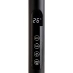 Ventilatore 5 pale potente 110 W silenzioso led telecomando sensore temperatura - immagine 3