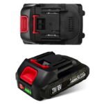 Batteria ricambio scorta 2000 mAh indicatore led trapano wylbi